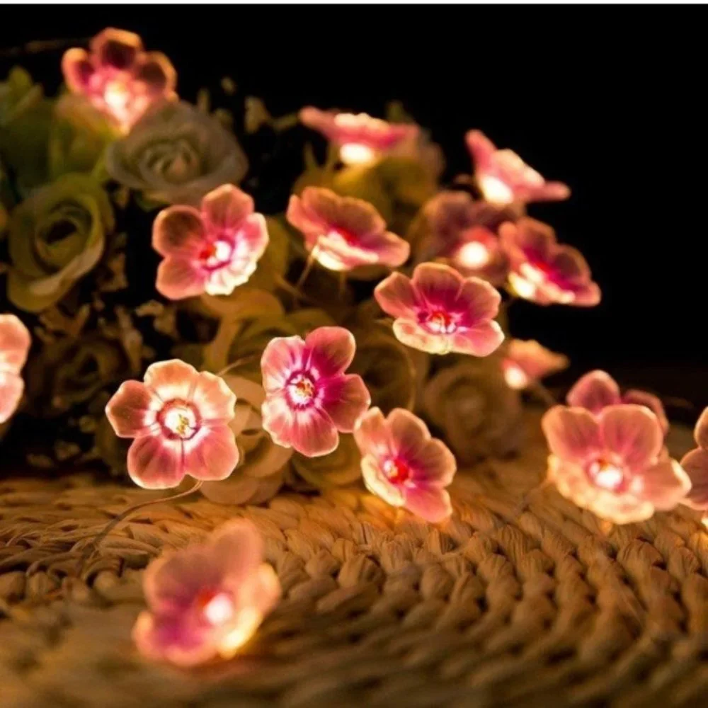 Japanese Cherry Blossom LED Night Light Room Decor
